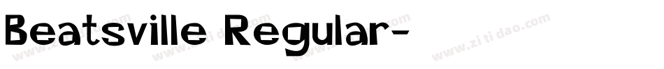 Beatsville Regular字体转换